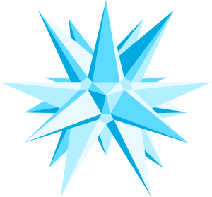 Stern blau